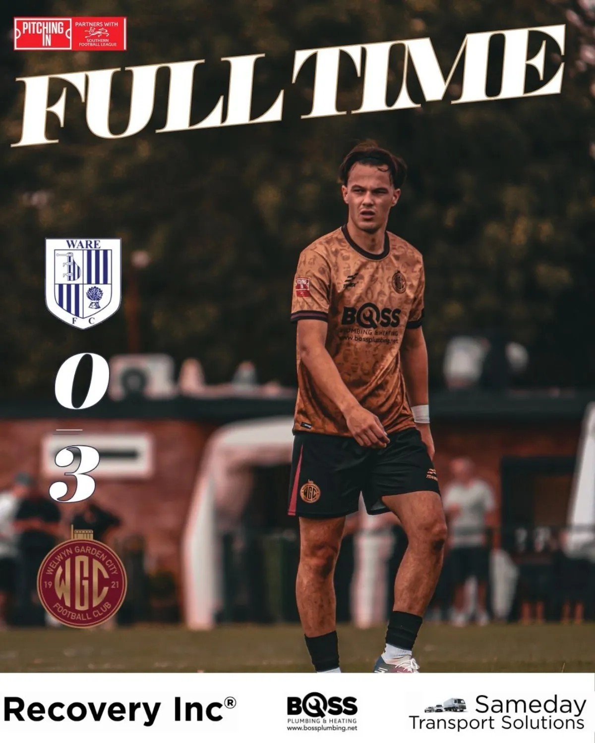 Full-time graphic: Ware v WGC