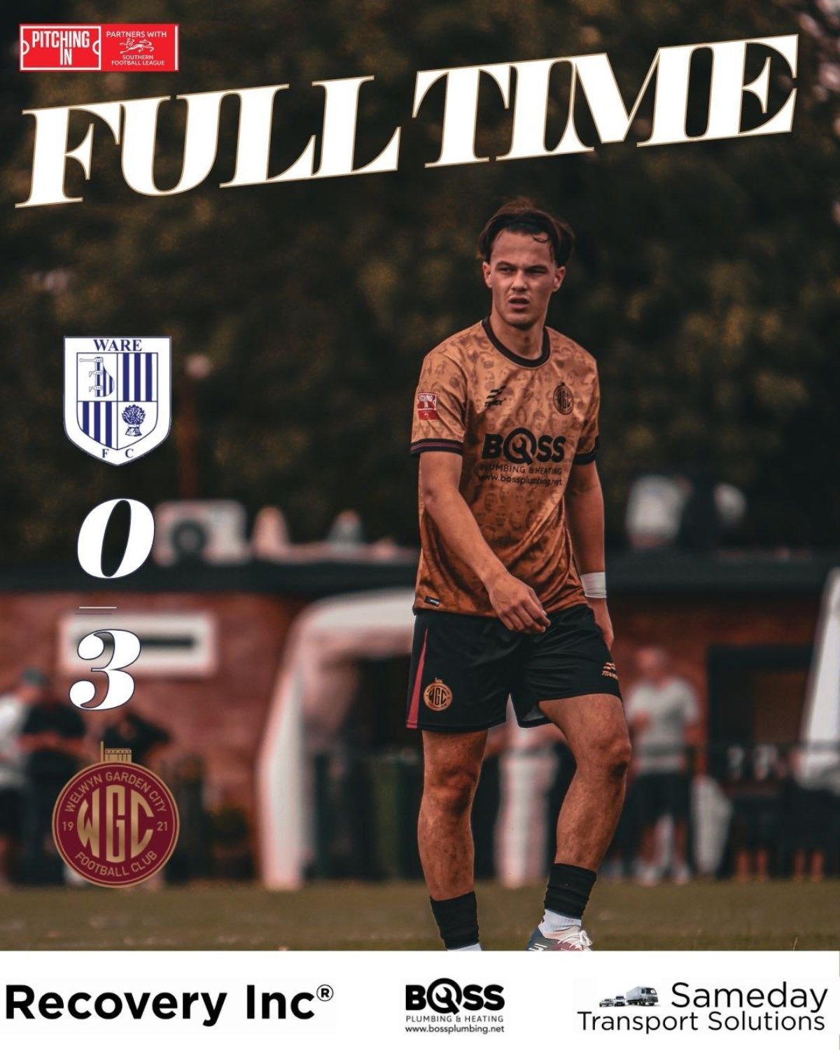 Full-time graphic: Ware v WGC