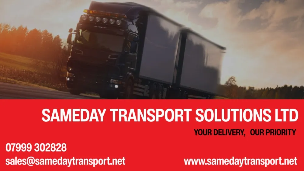 Sameday Transport Solutions advert